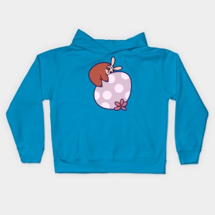 Sloth Hugging Giant Easter Egg Kids Hoodie